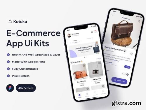 Kutuku - E-Commerce App Ui Kits Ui8.net