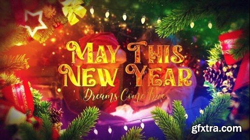 Videohive Christmas And Happy New Year Intro 48995884