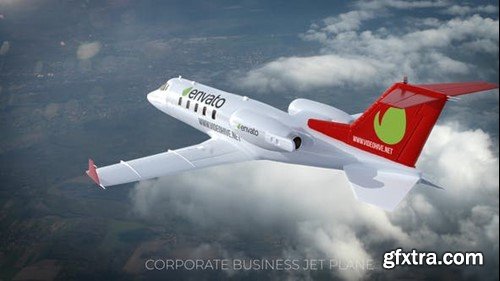 Videohive Corporate Business Jet Plane 22936695