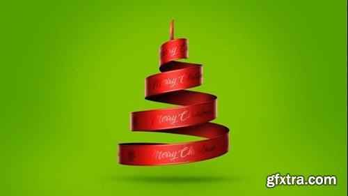 Videohive Christmas Ribbon Reveal 48987327