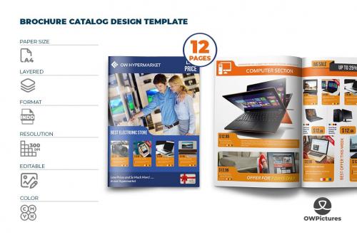 Electronics Products Catalog Brochure Template