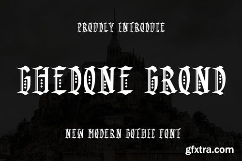 GHEDONE GROND - Gothic Font JACM8NB