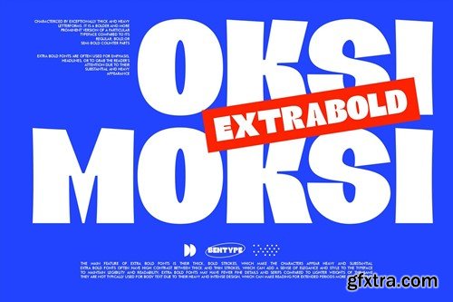 Oksi Moksi - Extra Bold Font GP9EUEV