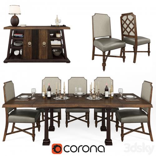 ART Furniture Inc American Chapter Formal Dining Room Group