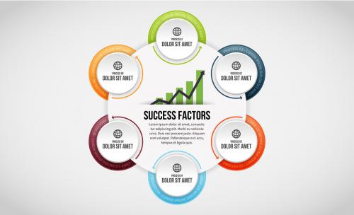 Adobe Stock - 6 Grouped Circles Infographic 1 - 190563743