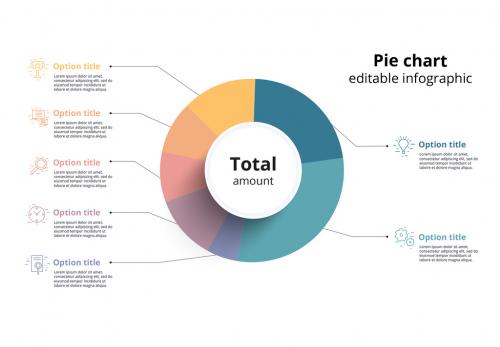 Adobe Stock - Colorful Pie Chart Infographic 1 - 192036340