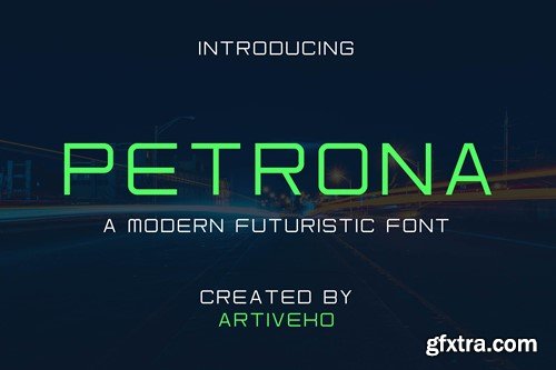 Petrona Modern Technology Font LJWGLK7