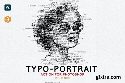 Typo Portrait - Typographic Text Portrait Effect A32CA7C