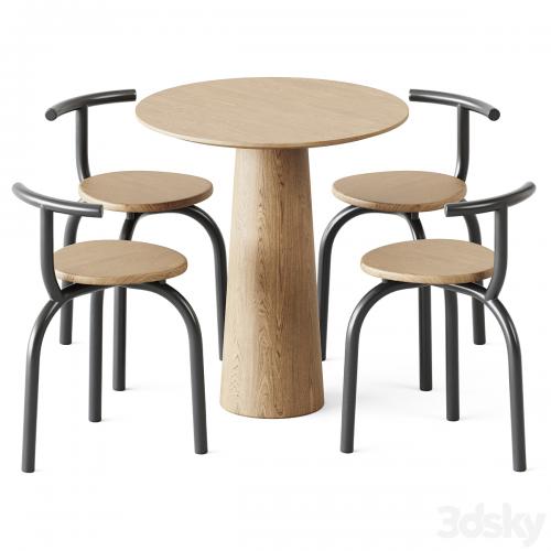 Table P.O.V. D70 by Ton and Ogle Chair by Hayo Gebauer