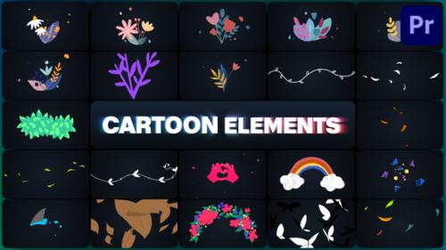 Videohive - Cartoon Elements for Premiere Pro - 48474872