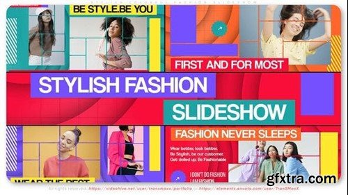 Videohive Stylish Colorful Fashion Slideshow 48997907