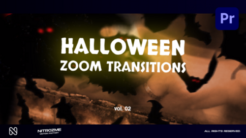 Videohive - Halloween Zoom Transitions Vol. 02 for Premiere Pro - 48475357