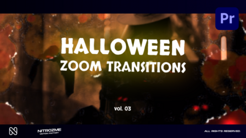 Videohive - Halloween Zoom Transitions Vol. 03 for Premiere Pro - 48475365