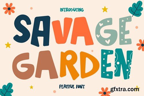 Savage Garden – 3 Quirky Playful Font 8SYFVKF