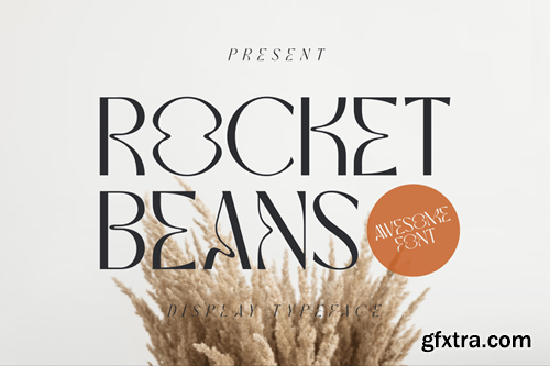 Rocket Beans Display Typeface V53D9Z3