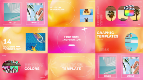 Videohive - Colorful Animation Typography \ FCPX - 48491650
