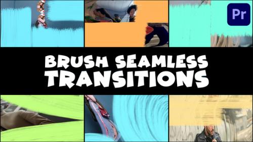 Videohive - Brush Seamless Transitions | Premiere Pro MOGRT - 48499504