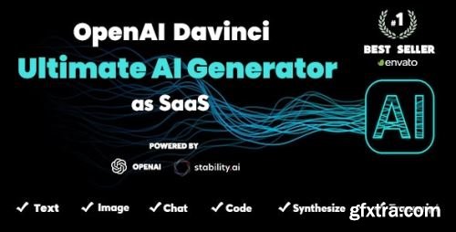 CodeCanyon - OpenAI Davinci - AI Writing Assistant and Content Creator as SaaS v2.9 - 43564164 - Nulled