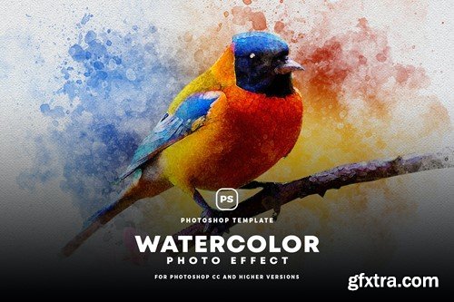 Watercolor Photo Effect 2FCDWC8