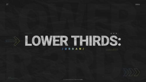 Videohive - Lower Thirds: Urban (FCPX) - 47926846