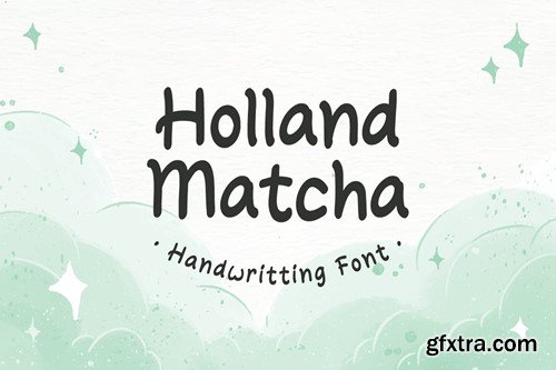 Holland Matcha - Handwritten Font XG2VJLM