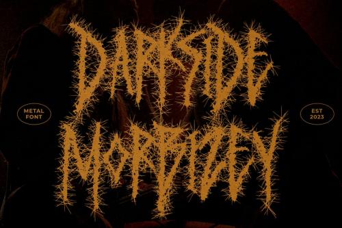Darkside Morbizey Metal Font