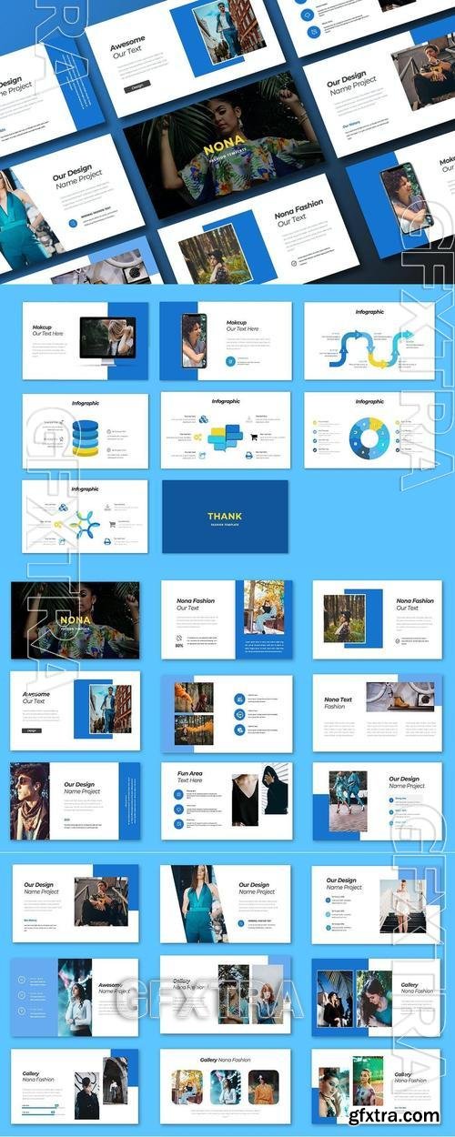 Nona Fashion PowerPoint Template 2B3UY85