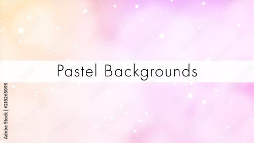 Adobe Stock - Pastel Backgrounds - 218265095