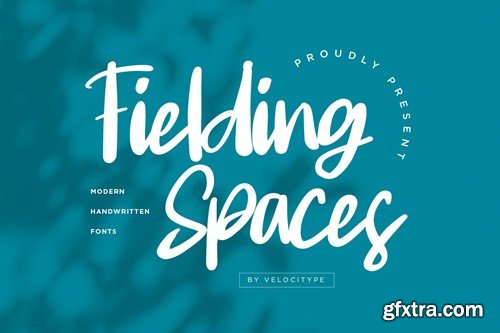 Fielding Spaces- Handwritten Script fonts FX9DRTX