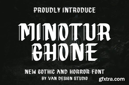 MINOTUR GHONE - Gothic Font K2GHJJ5