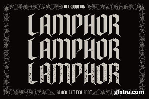 Lamphor - Black Letter Font 8UQBQJP