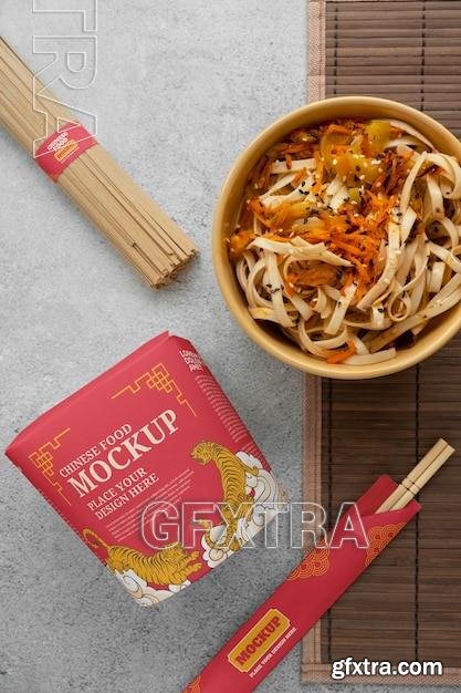 Chinese food mockup design 84418335