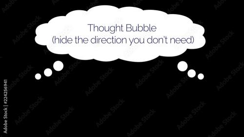 Adobe Stock - Thought Bubble Overlay - 224256941
