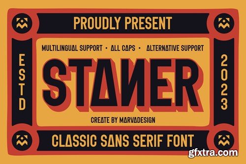 Staner - A Classic Sans Serif Font B38RBR5