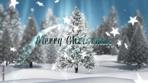 Adobe Stock - Snowy Christmas Title - 226069025