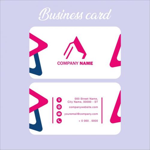 Psd Clean Style Modern Business Card Template