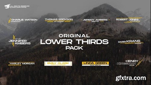 Videohive Lower Thirds Pack 49001746