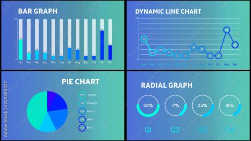 Adobe Stock - Minimal Gradient Chart Infographic - 229590037