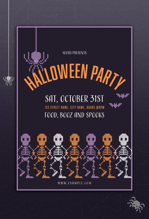 Adobe Stock - Halloween Poster Layout - 229800583