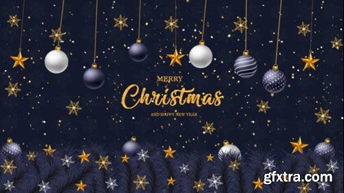 Videohive Merry Christmas And Happy New Year Intro 49001773