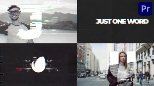 Videohive - Just One Word for Premiere Pro - 48823554