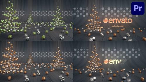 Videohive - Gold Christmas Logo for Premiere Pro - 48823594