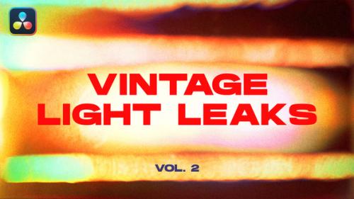 Videohive - Vintage Light Leaks Transitions VOL. 2 | DaVinci Resolve - 48837637