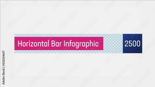 Adobe Stock - Horizontal Bar Infographic - 232204617