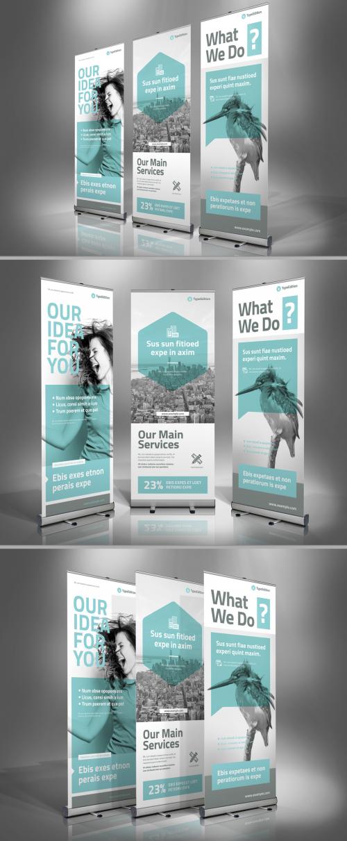 Adobe Stock - Roll-Up Banner Layout - 233032349