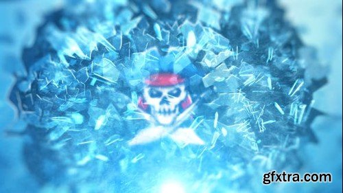 Videohive Ice Shatter Logo Reveal 49000785