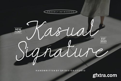 Kasual Signature - Cursive Font QWR59UM