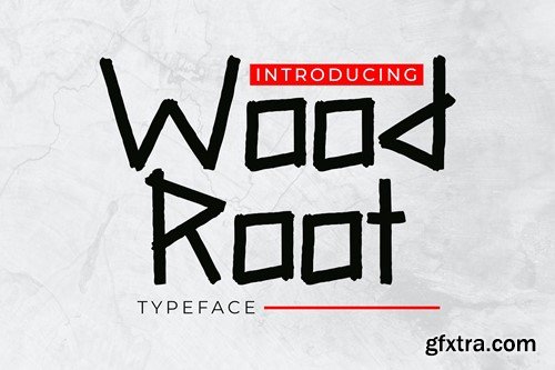 Wood Root DIsplay Font LKVQPG9