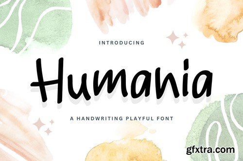 Humania - Handwriting Playful Font K6965X8