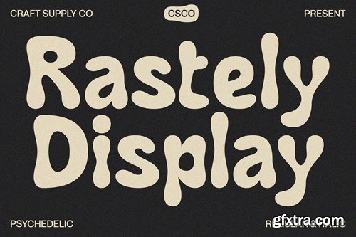 Rastely – Funky Typeface 9UYB4XQ